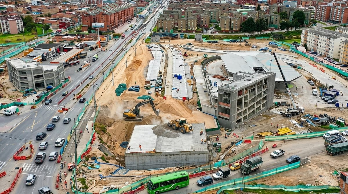 Dos mega obras prometen acabar con los trancones en la autopista Sur en Soacha